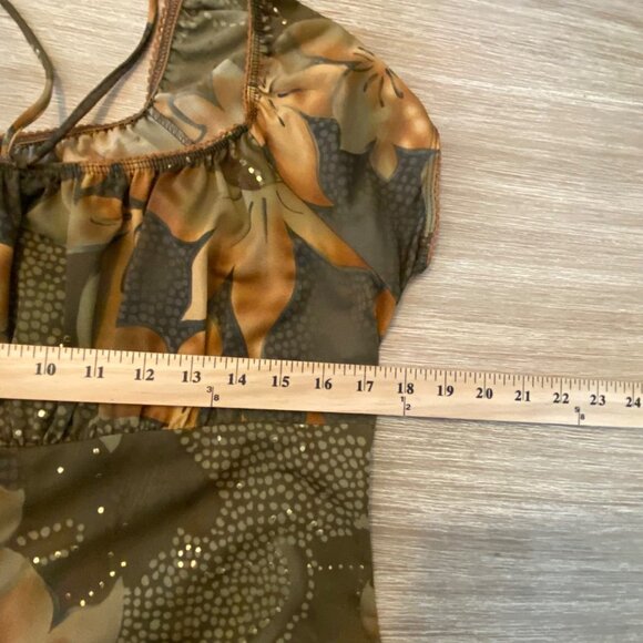 Dori Dress Women's Babydoll Empire Waist Multicolor XL Floral Forest Fairy Boho - Picture 11 of 13